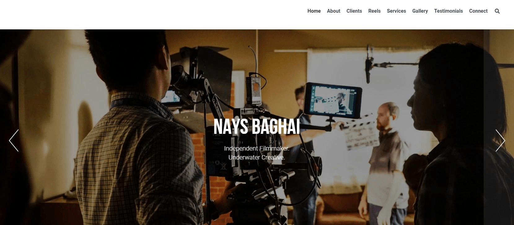 透過架設網站來展示自己的拍攝才能 透過架設網站來展示自己的拍攝才能